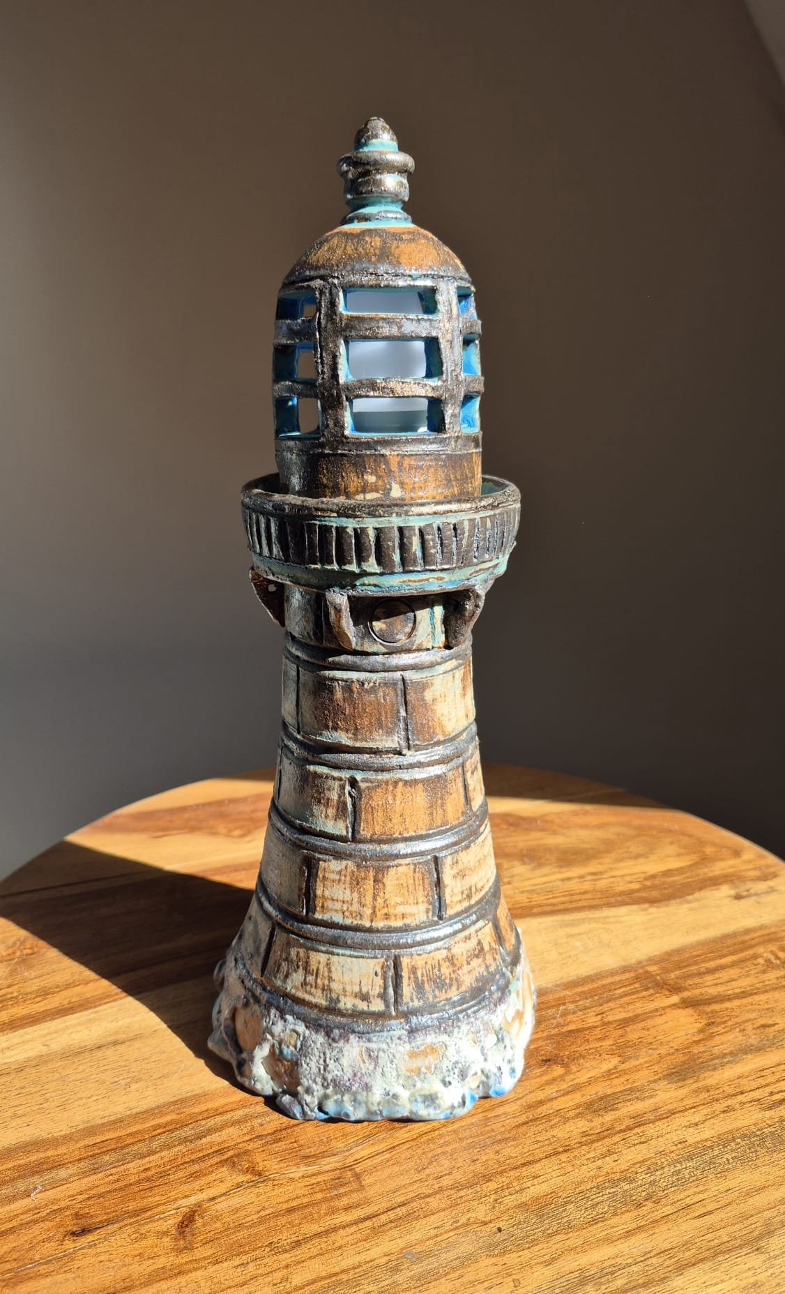 Lighthouse Sculptural Lamp. 1 available. SOLD - Image 4