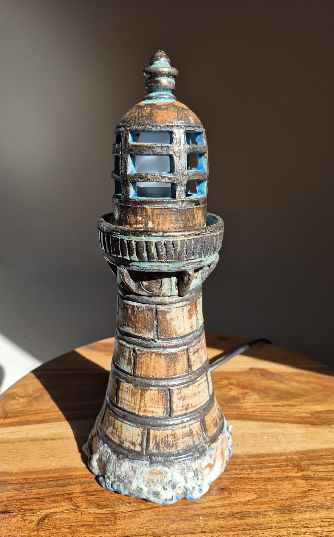 Lighthouse Sculptural Lamp. 1 available. SOLD - Image 5